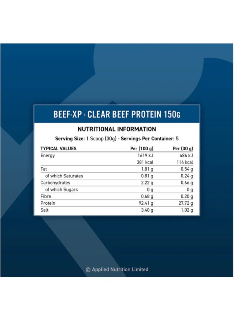 appliednutrition Beef-XP Clear Beef Protein Tropical Vibes Flavor 150 g (5 Servings) - Image 2